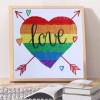 Love Heart - Special Shaped Diamond - 35x35cm