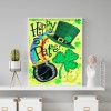 Happy ST Pats - Full Round Diamond - 30x40cm