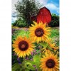 Diamond Painting Flowers Full Round Drill Handicraft (B3336 Sunflower)