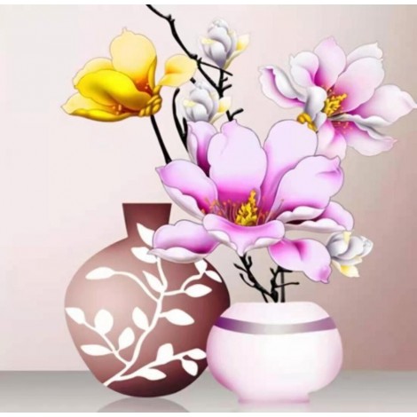 Flower - Special shaped diamond painting-35*35CM