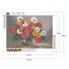 Decorative Flower - Full Round Diamond - 40*30cm