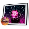 DIY Lotus Flower Mosaic Home Decor Full Drill Diamond Painting Bead Art