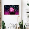 DIY Lotus Flower Mosaic Home Decor Full Drill Diamond Painting Bead Art