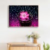 DIY Lotus Flower Mosaic Home Decor Full Drill Diamond Painting Bead Art