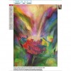 Colorful Rose - Partial Round Diamond - 30x40cm