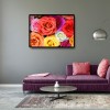 Diamond Painting Full Round Drill DIY Colorful Rose 5D Rhinestone Picture