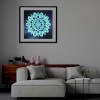 DIY Full Round Diamond Painting Luminous Datura Flower Wall Kit (YGSMT40)