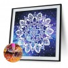 DIY Full Round Diamond Painting Luminous Datura Flower Wall Kit (YGSMT40)