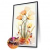 Fish Flowers - Full Round Diamond - 45x85cm