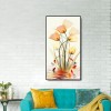 Fish Flowers - Full Round Diamond - 45x85cm