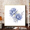 Blue Lotus - Full Round Diamond - 30x30cm