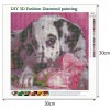 Dog Flower  - Full Diamond Painting - 30x30cm