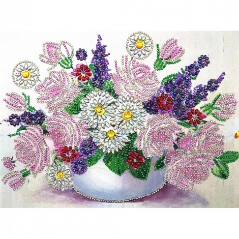 Flower - Special Shaped Diamond - 40x30cm