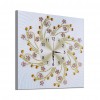 Floral Clock - Special Shaped Diamond - 35x35cm