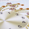 Floral Clock - Special Shaped Diamond - 35x35cm