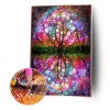 Colorful Tree - Full Round Diamond - 30x40cm