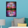 Colorful Tree - Full Round Diamond - 30x40cm