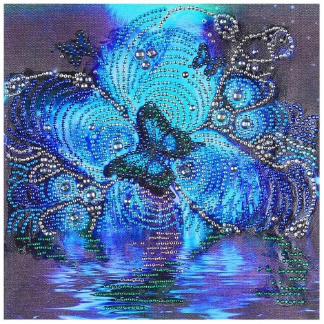 DIY Special Shaped Diamond Painting Cross Stitch Kit (DZ227 Butteryfly)