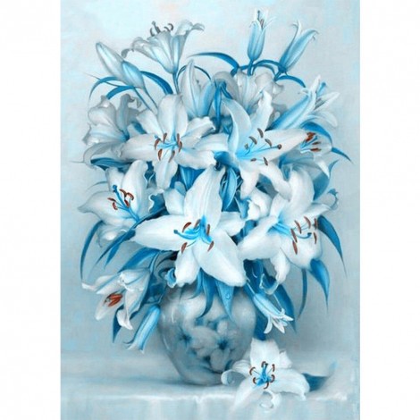 Elegant Flowers - Full Square Diamond - 40x50cm