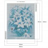 Elegant Flowers - Full Square Diamond - 40x50cm