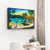 Beachs - Full Round Diamond - 50x40cm