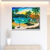 Beachs - Full Round Diamond - 50x40cm