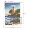 Lighthouse  - Full Round Diamond - 30x40cm