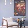 Black Bear - Full Round Diamond - 40x50cm